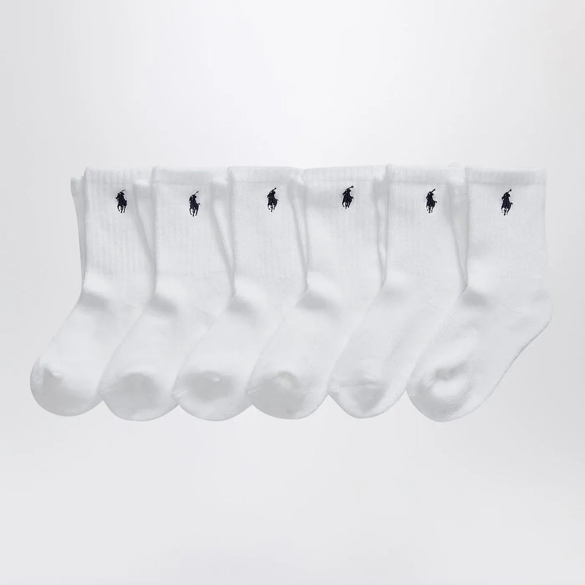 Polo Ralph Lauren - Set of three white socks with logo