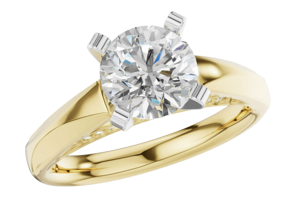 14KY Diamond Semi-Mount Engagement Ring