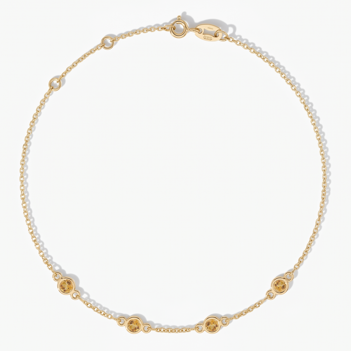 The Four Station Bracelet | Cable Chain