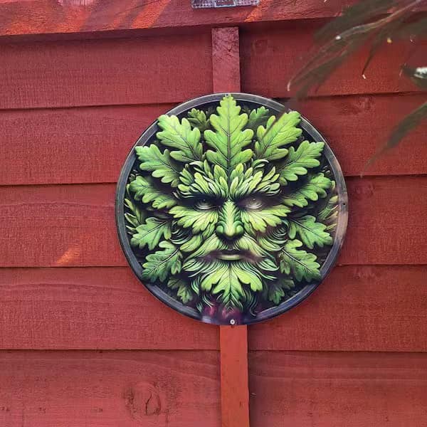 Metal God Wall Plaque