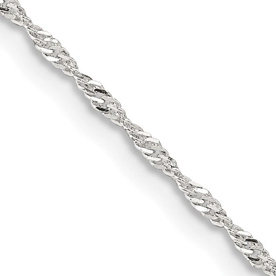 Sterling Silver Singapore Chain