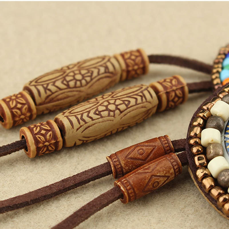 Fortune Jewel Mandala Pattern Beads Creativity Necklace Pendant
