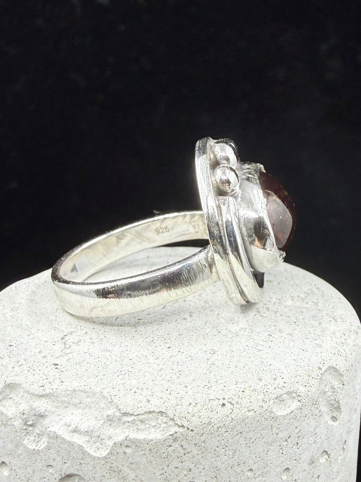 Nightlark Garnet Ring