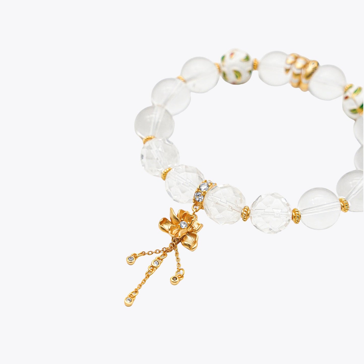 Fortune Serpent Bracelet - White Jade Transformation