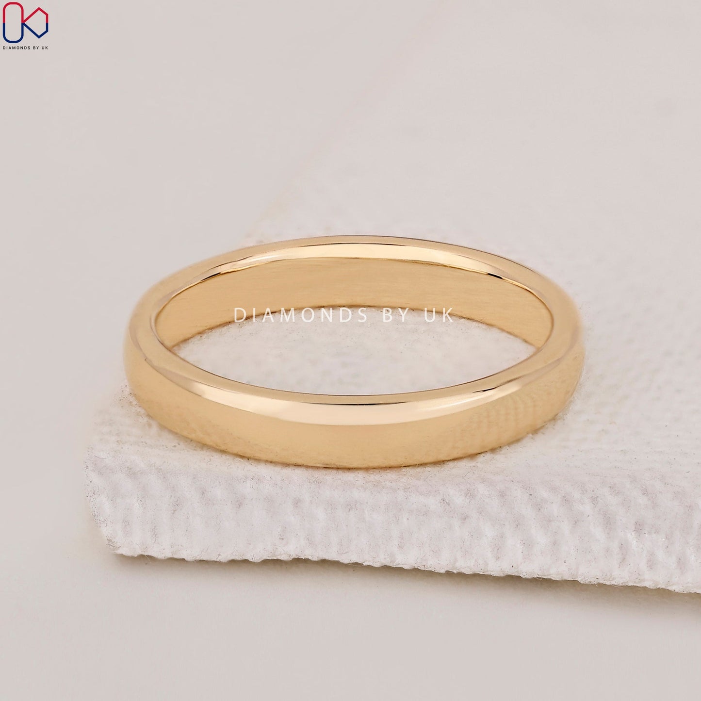 Yellow Gold Comfort Fit Wedding Band
