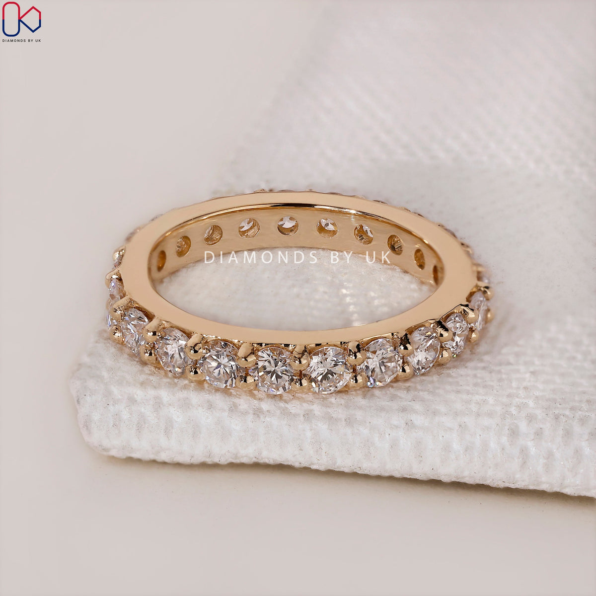 Full Diamond Eternity Band - Round Diamond