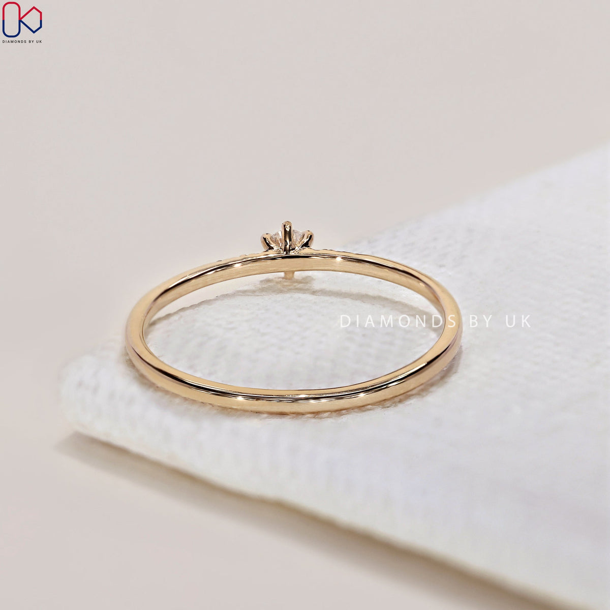 Round Diamond 7 Stone Diamond Ring