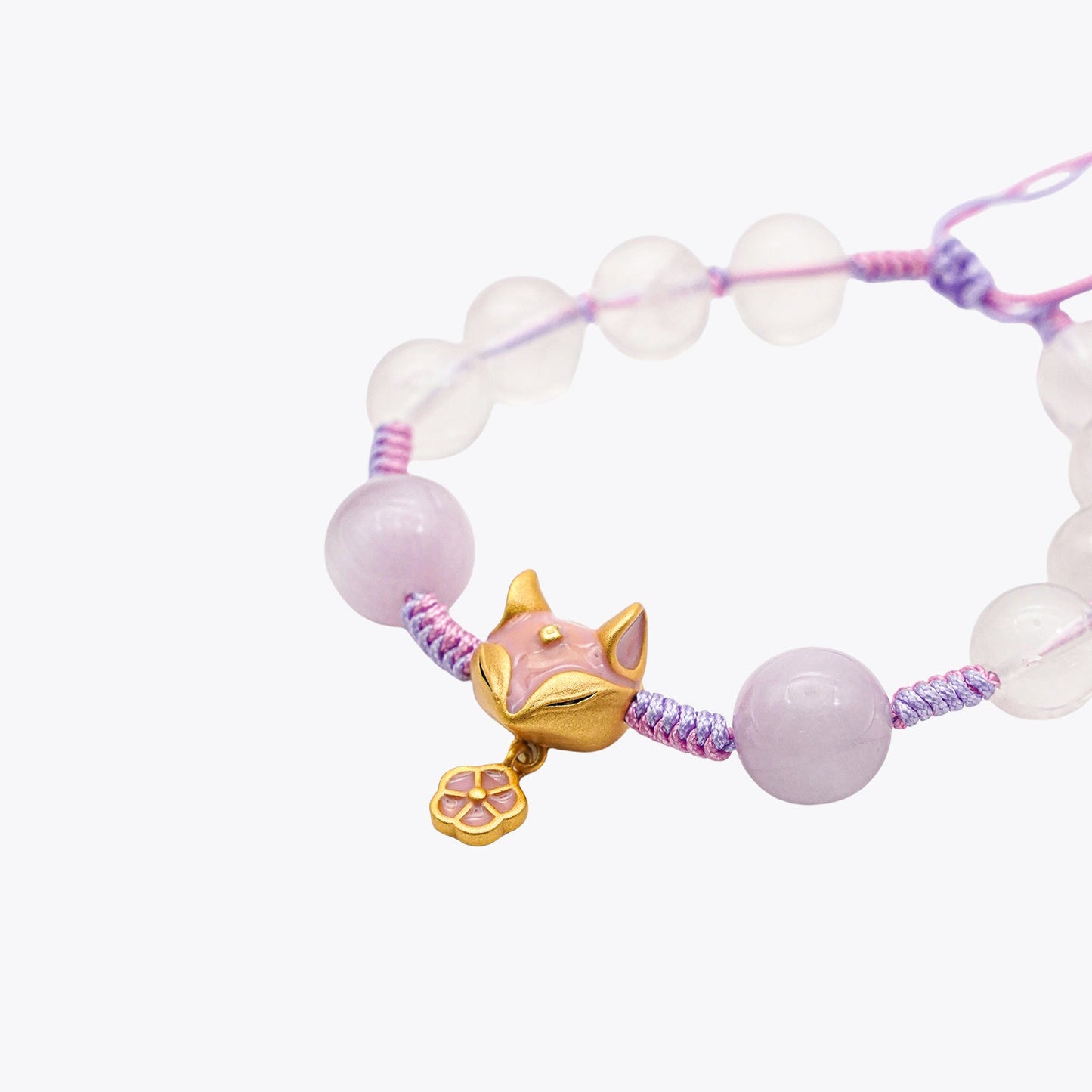 Amethyst Blossom Fortune Shift Crystal Bracelet