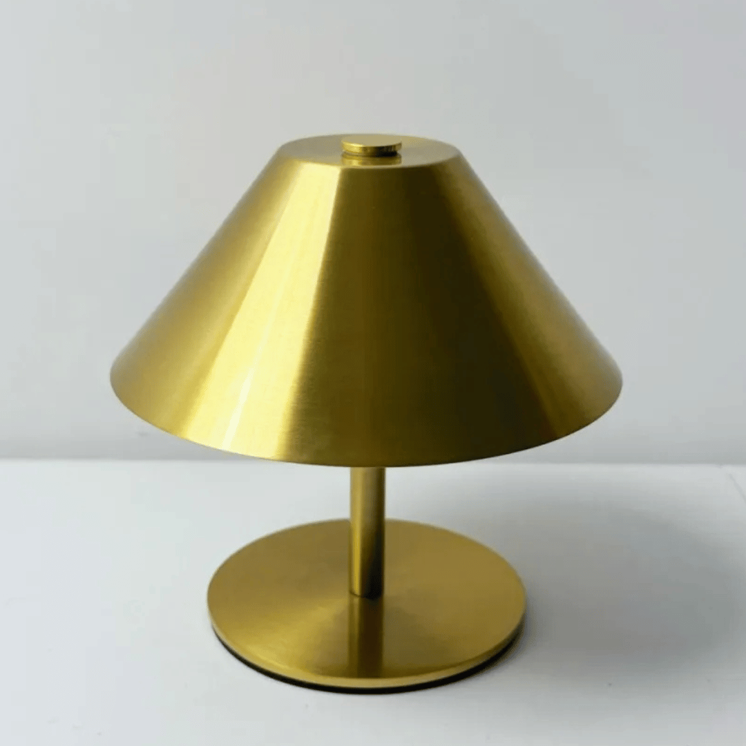 Cone Shade Rechargeable Touch Table Lamp