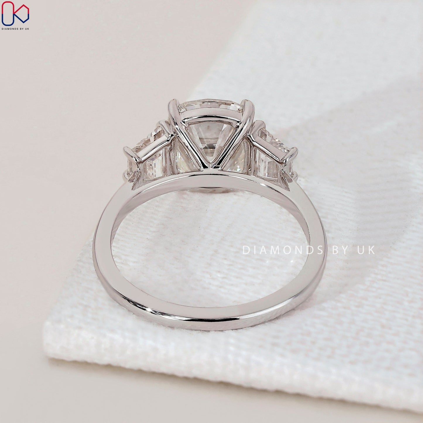 Cushion Old Mine Cut Ring