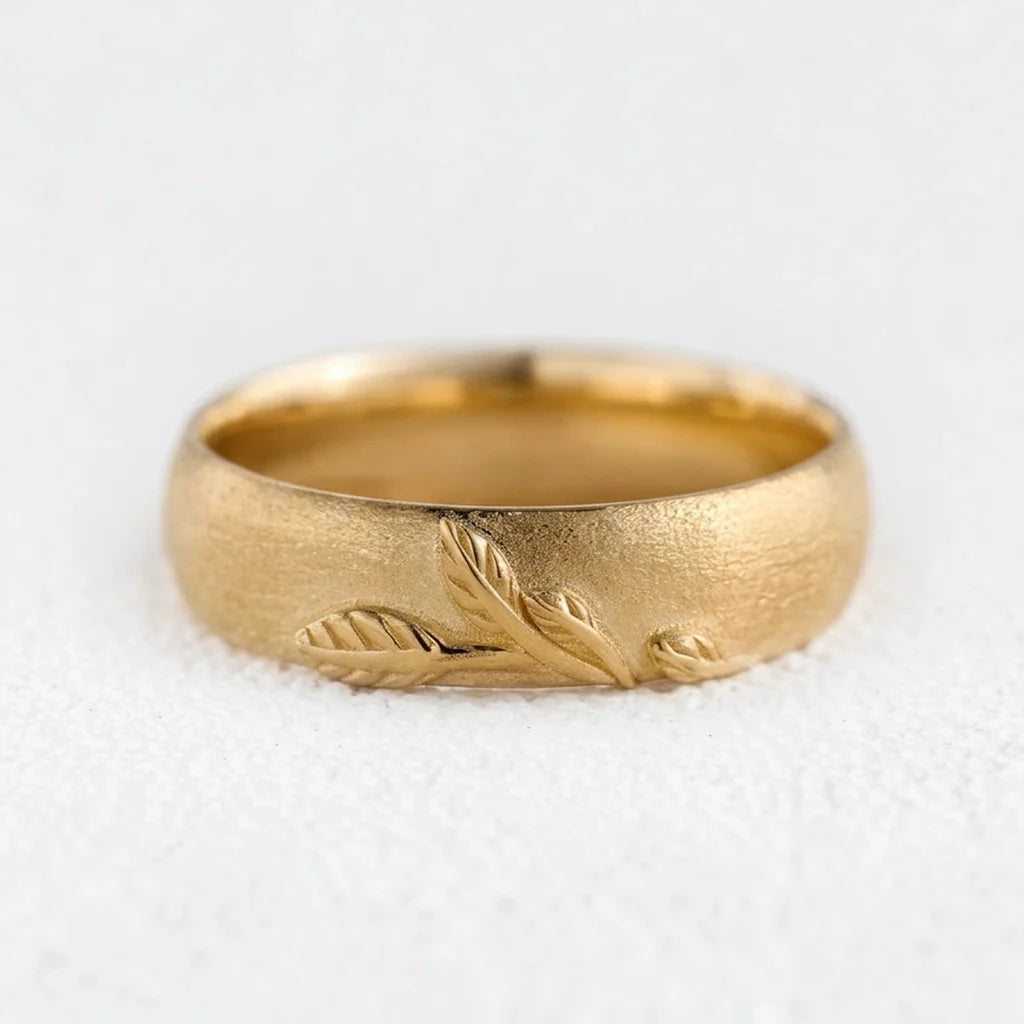 Marcus’s Vein | Artisan Men’s Wedding Band