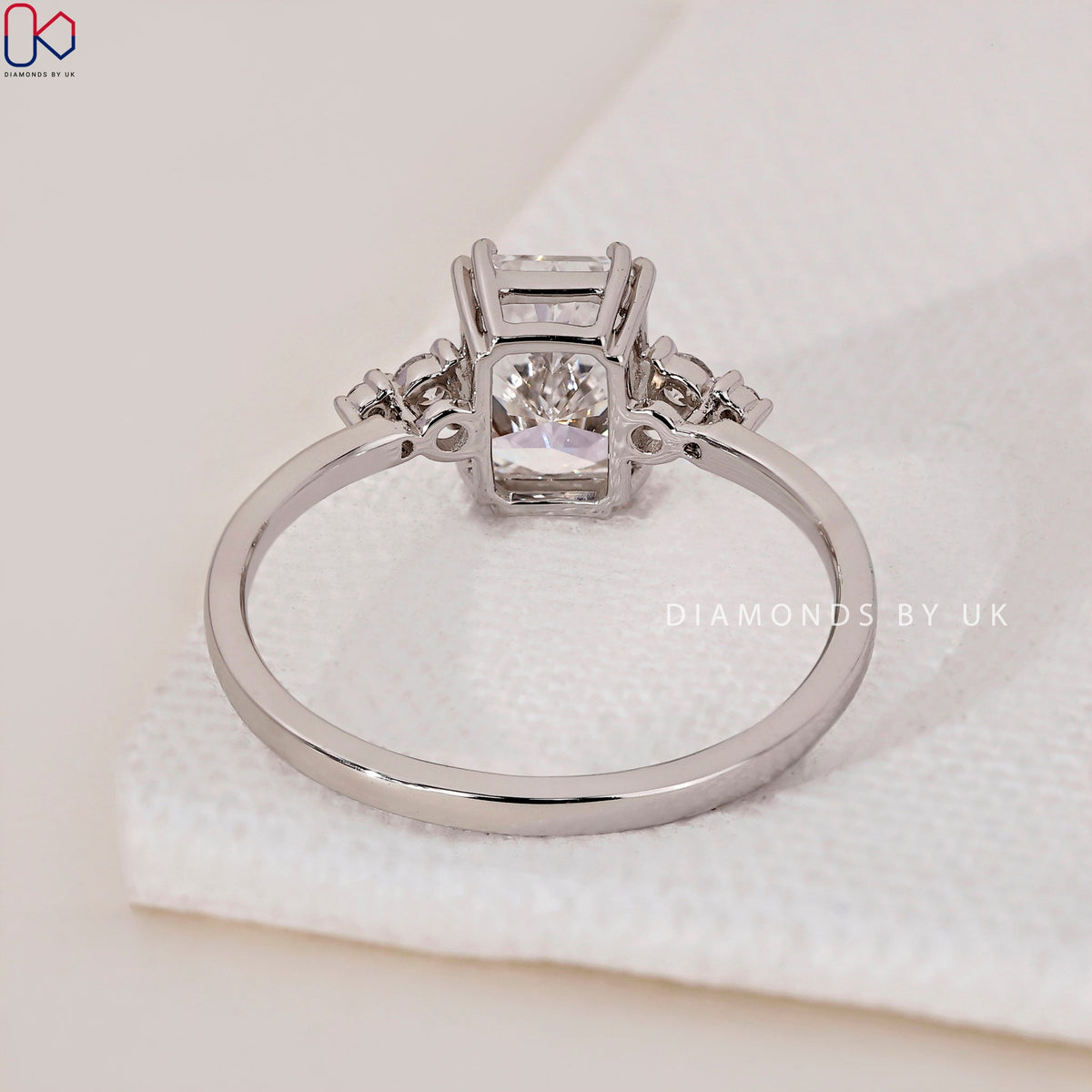 5 Stone Radiant Cut Diamond Ring