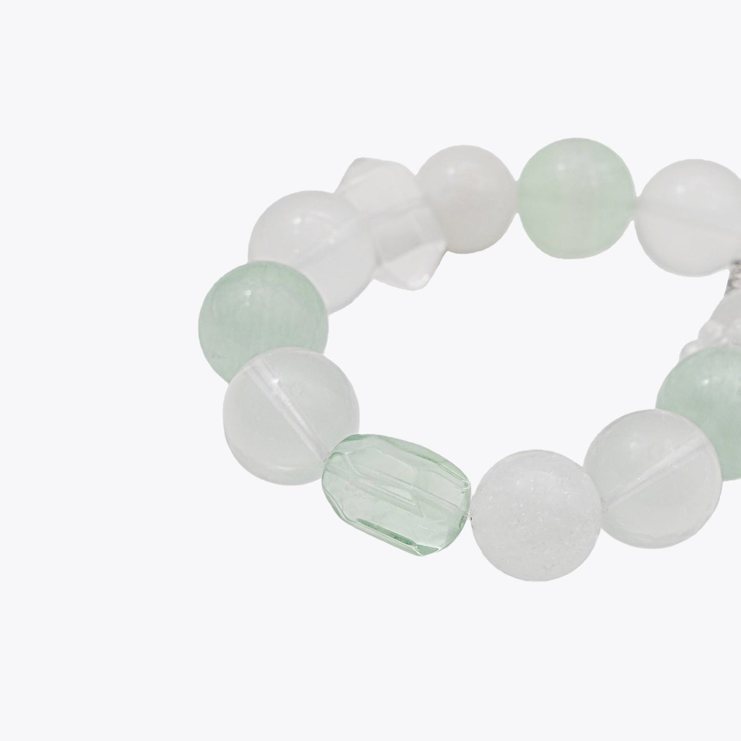 Nine-Tailed Pearl & Jade · Crystal Dew Bracelet