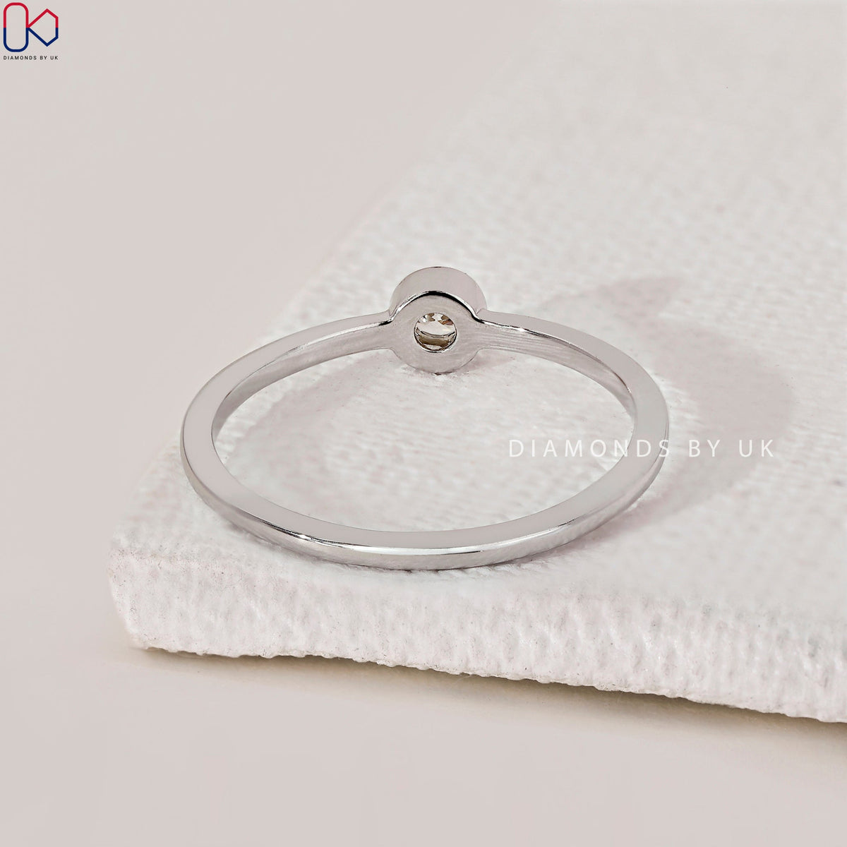 Round Cut Solitaire Diamond Ring