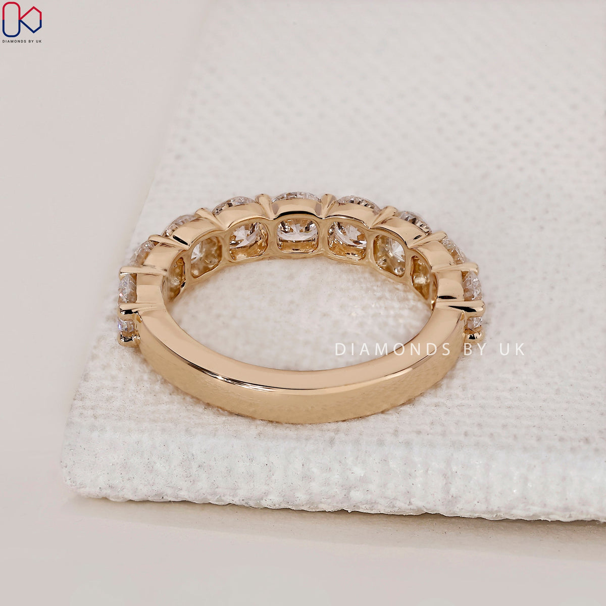 Half Eternity Band – Round Diamonds