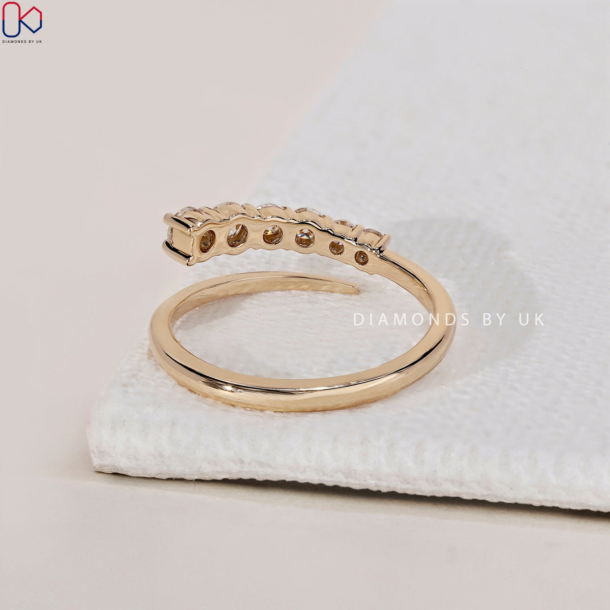 Yellow Gold Wedding Band – Open Gap