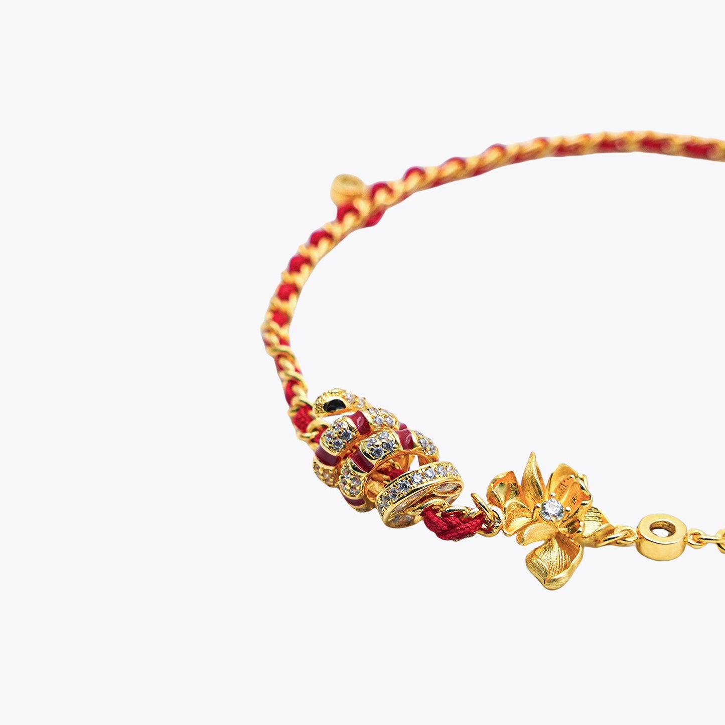 Serpentine Fortune Shift Top Luck Charm Bracelet
