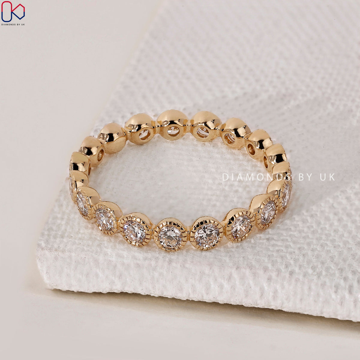 Diamond Eternity Band – Milgrain Setting