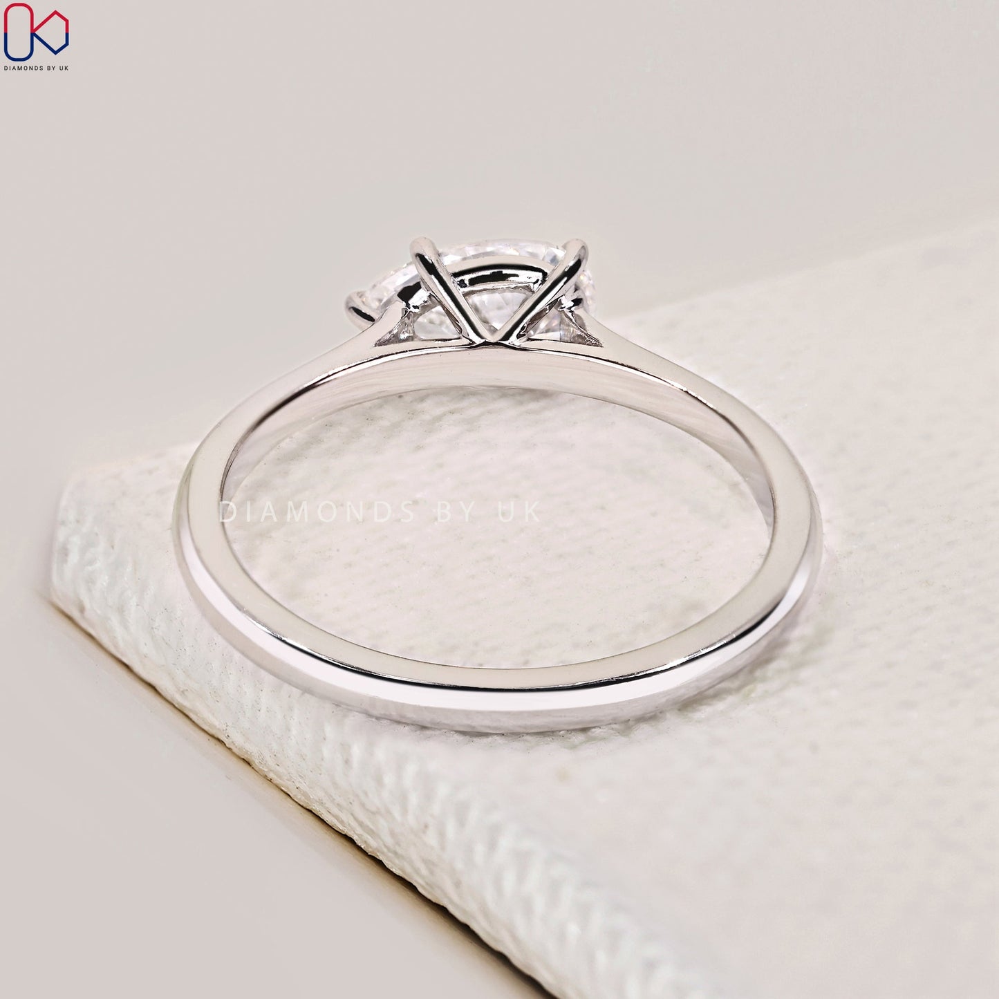 Pear diamond East West Diamond Ring