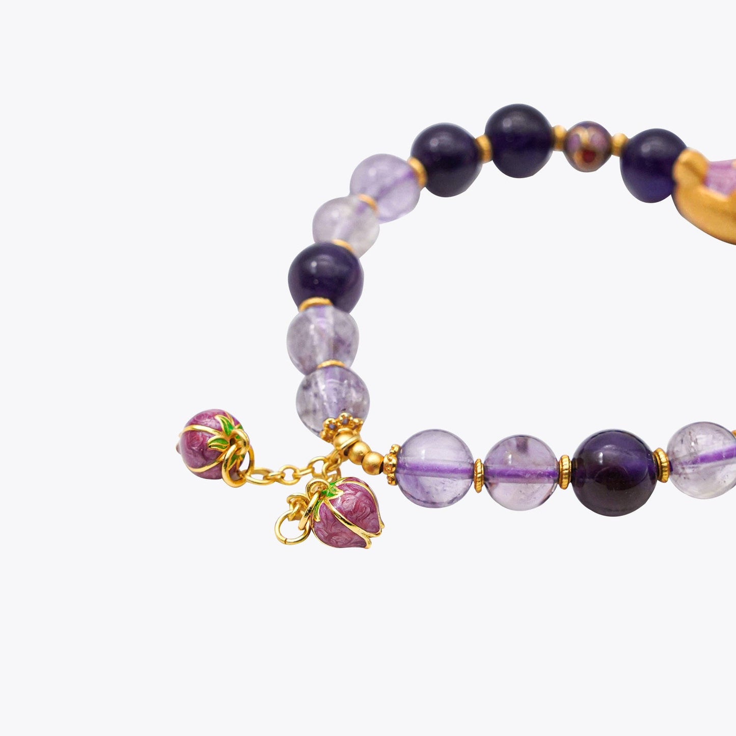 Amethyst & Citrine Destiny Shift Crystal Bracelet