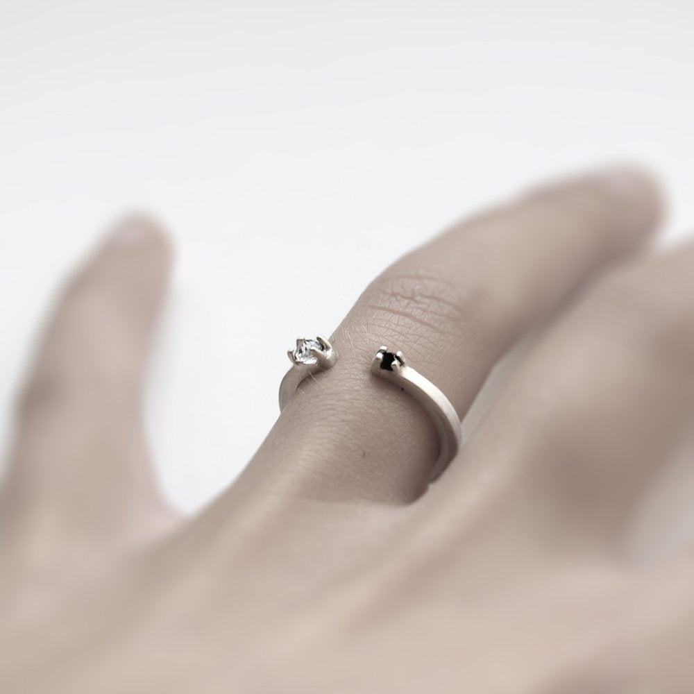 TWO SILVER RING