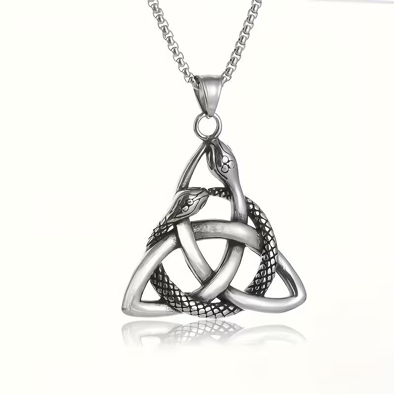 Nordic Celtic Witch Knot Necklace