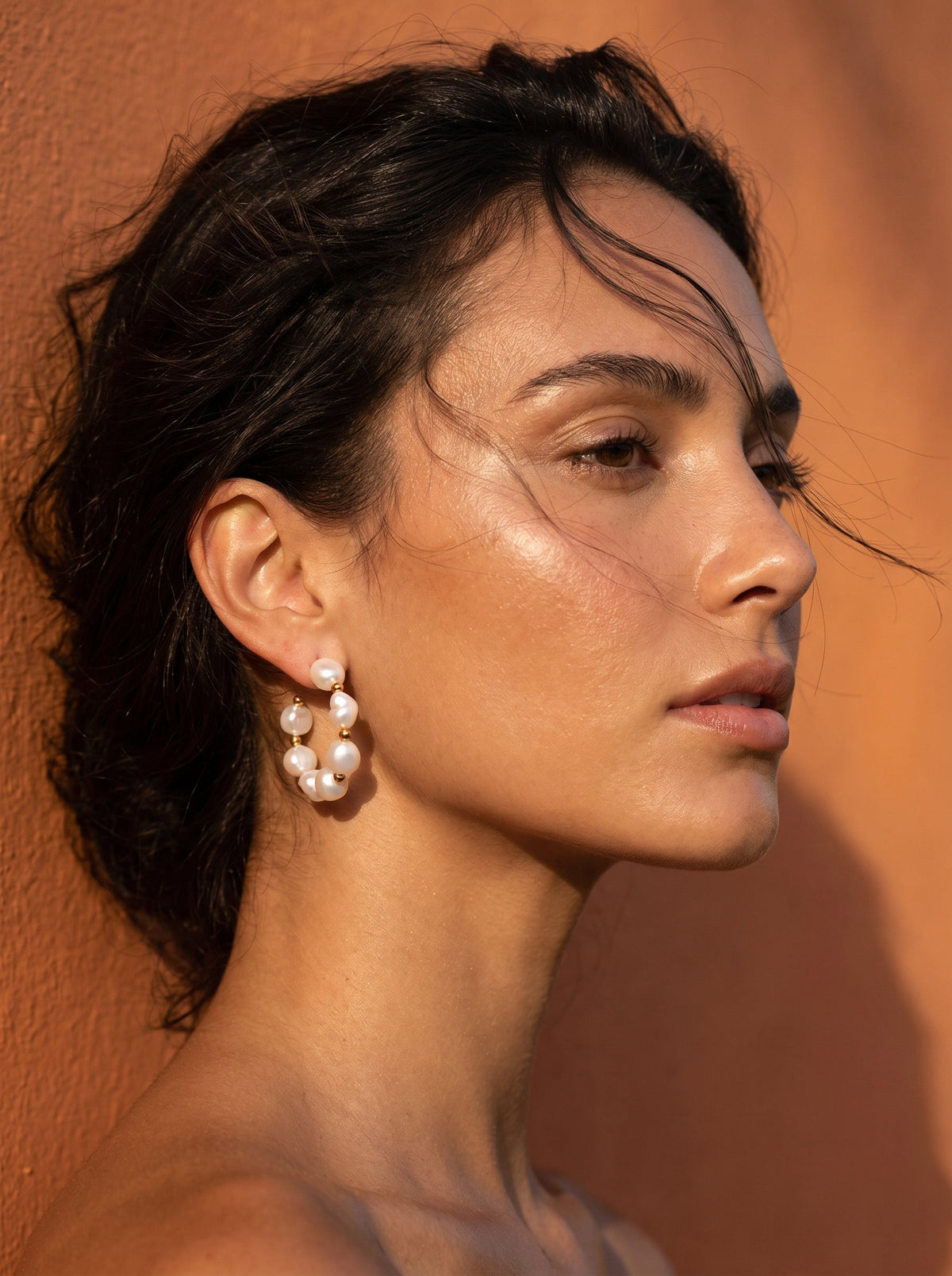 Créoles Vendôme | Perles d'Eau Douce Baroques & Or 18k – Univers Parisienne Chic