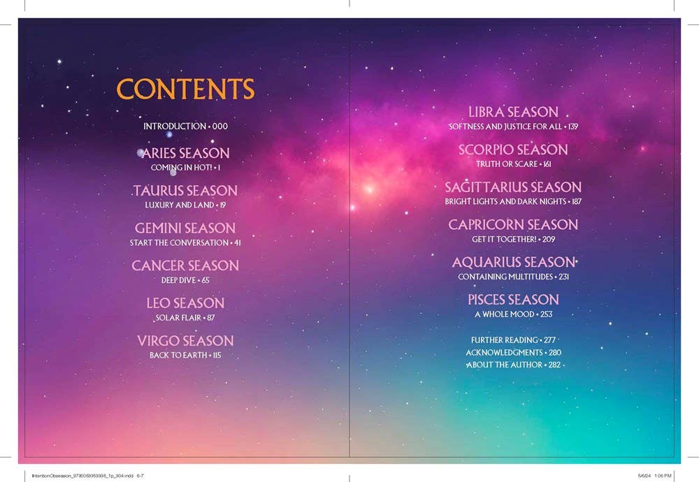 INTENTION OBSESSION BOOK