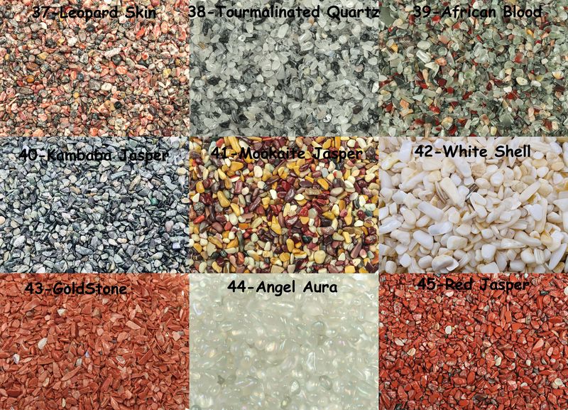 Crystal Chips – Crystal Semi Tumbled Chips - Bulk Crystal - 2-6mm - MIX