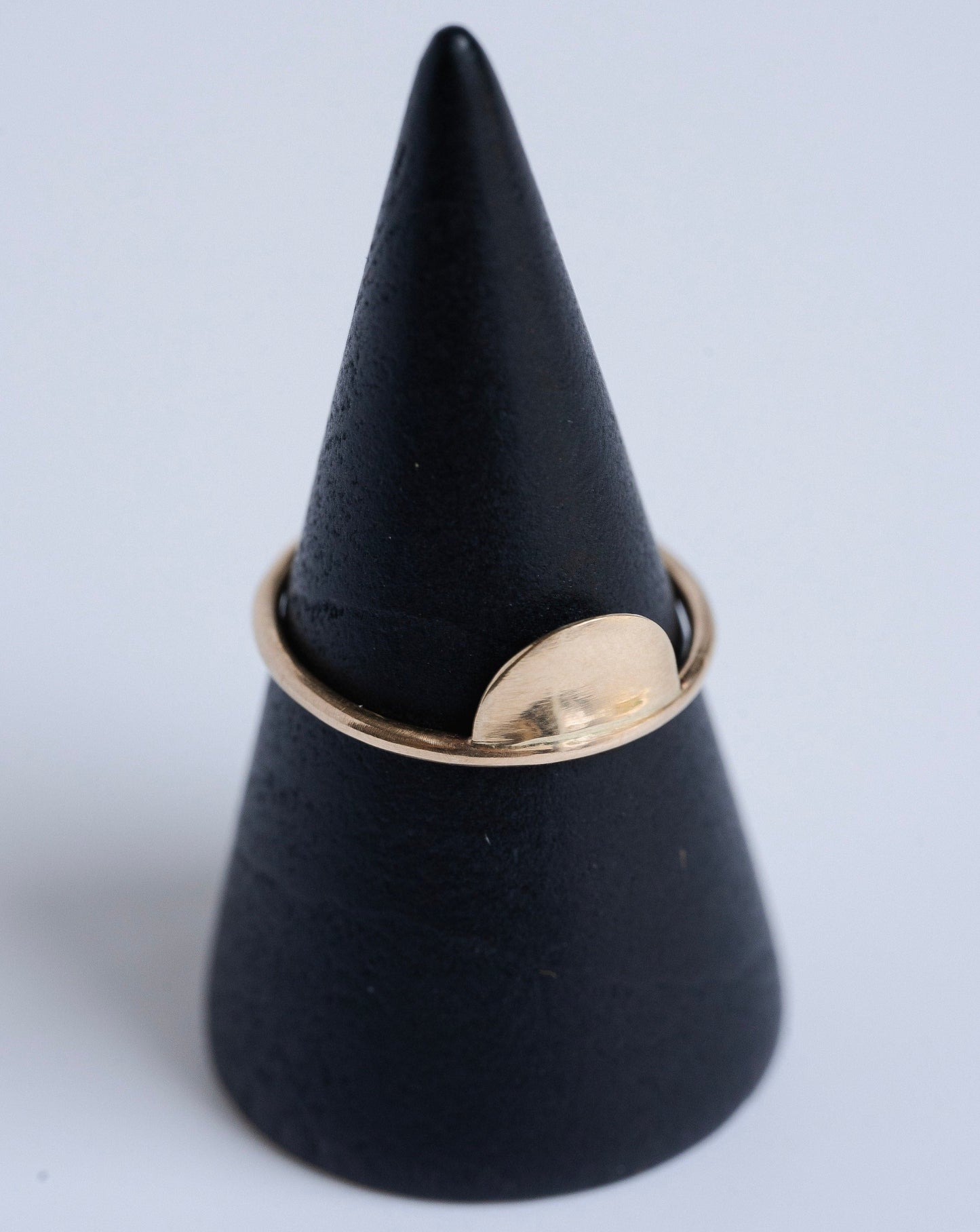 Sunset Circle Stacking Ring in 14 Karat Yellow Gold or Sterling Silver