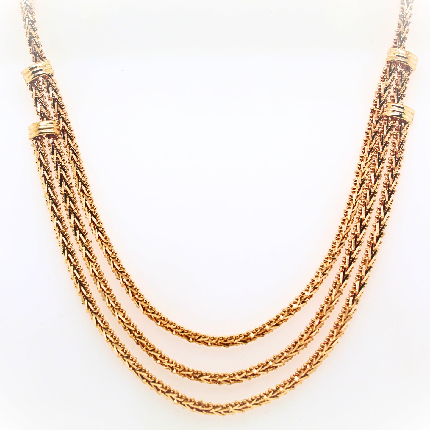 14K Yellow-gold 18" Fancy Necklace 24.64 grams