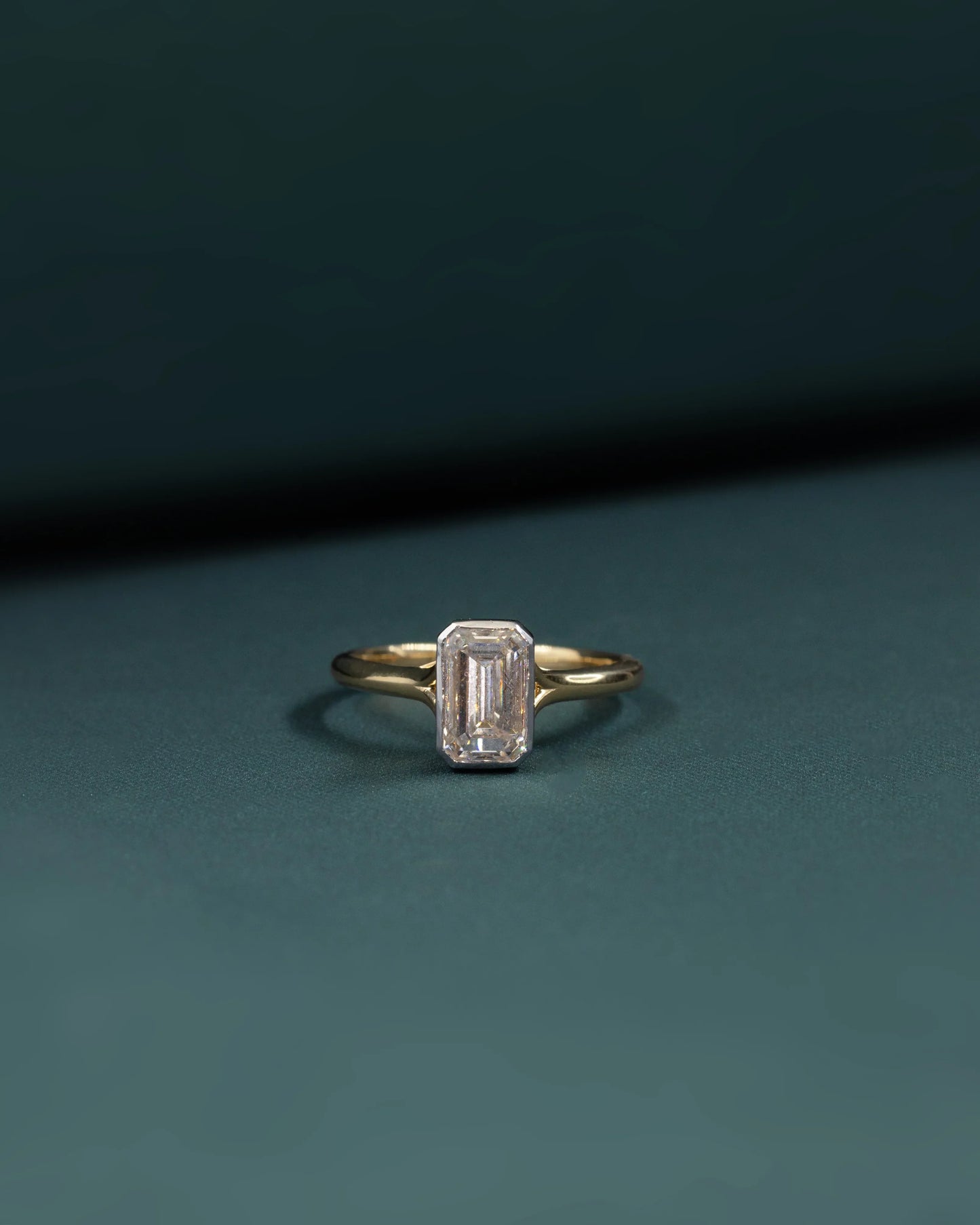 2.02 CTW Emerald Cut Lab-Grown Diamond Solitaire Ring