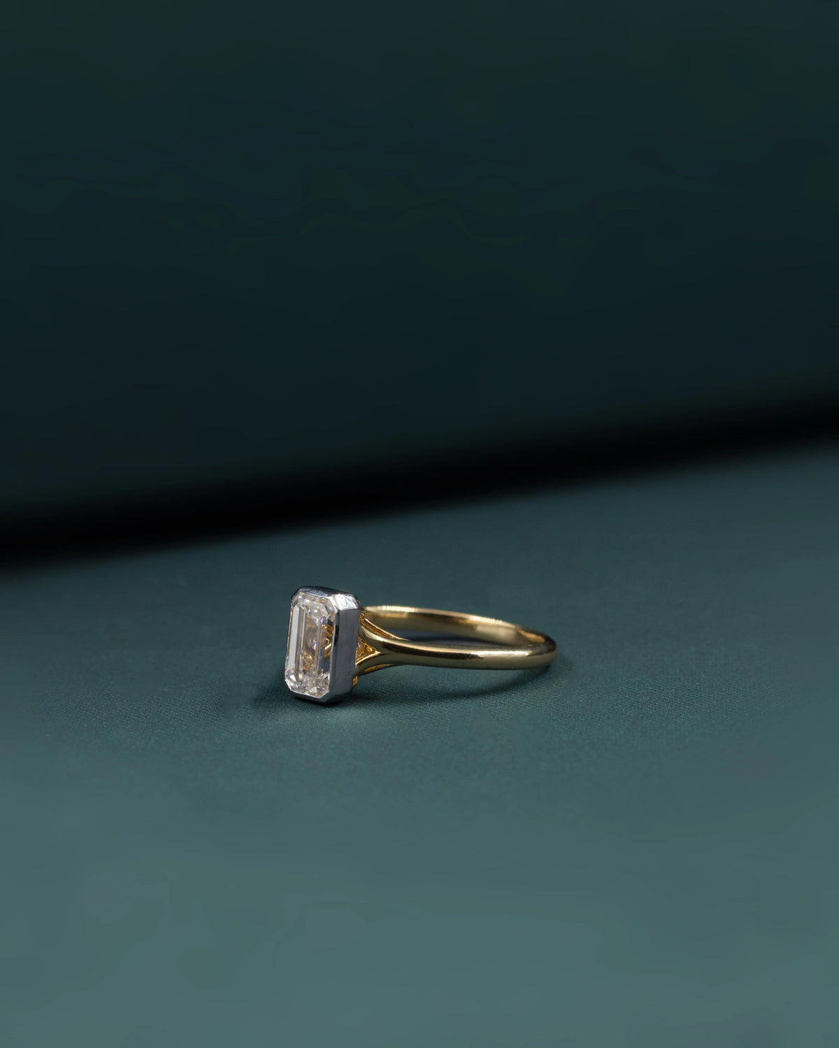 2.02 CTW Emerald Cut Lab-Grown Diamond Solitaire Ring