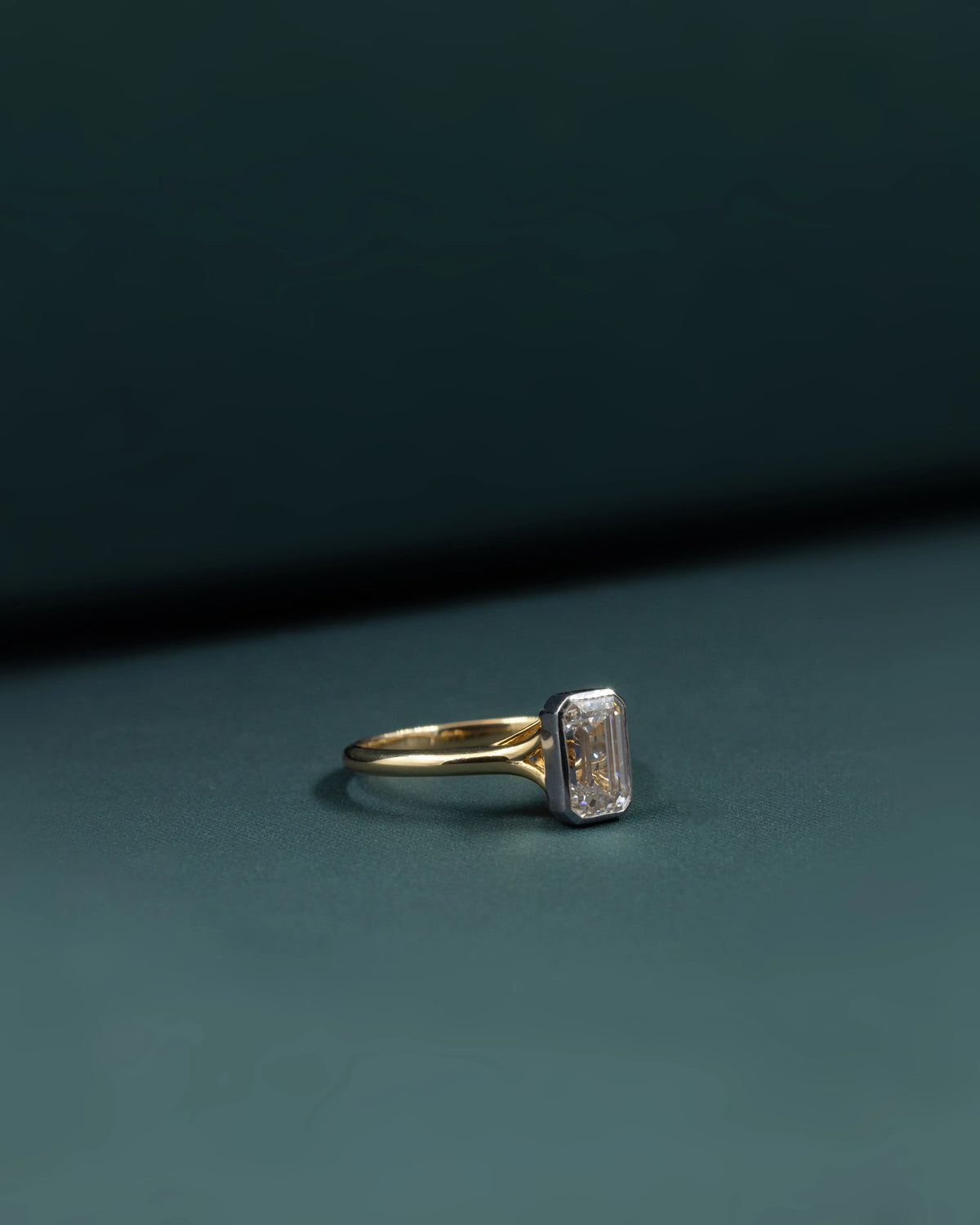 2.02 CTW Emerald Cut Lab-Grown Diamond Solitaire Ring