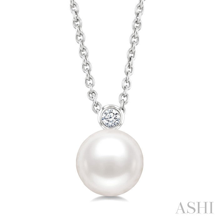 Pearl & Diamond Pendant