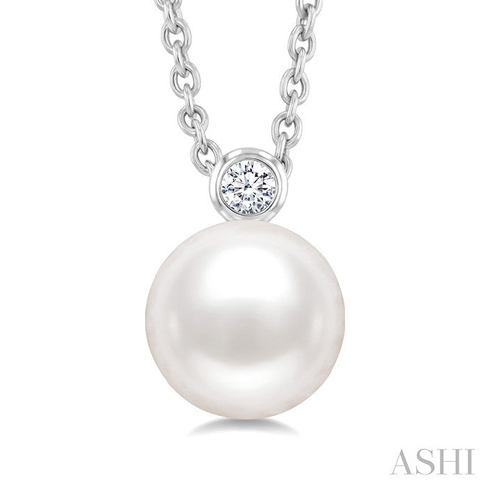 Pearl & Diamond Pendant