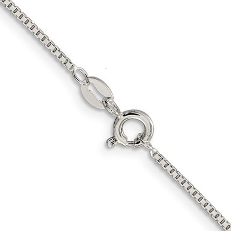 Sterling Silver 1.1mm Box Chain