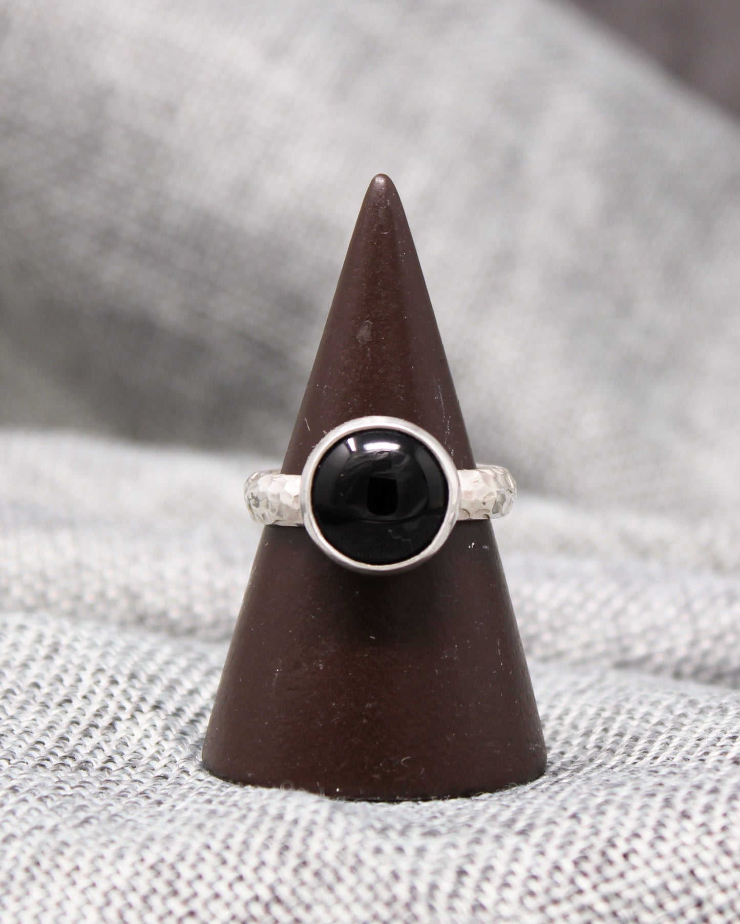 Black Onyx Ring - As Seen on Robin in Stranger Things Season 4 & 5
