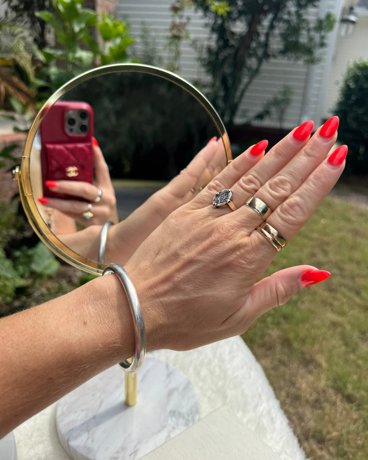 Vintage 925 Solid Sterling Silver Bangle