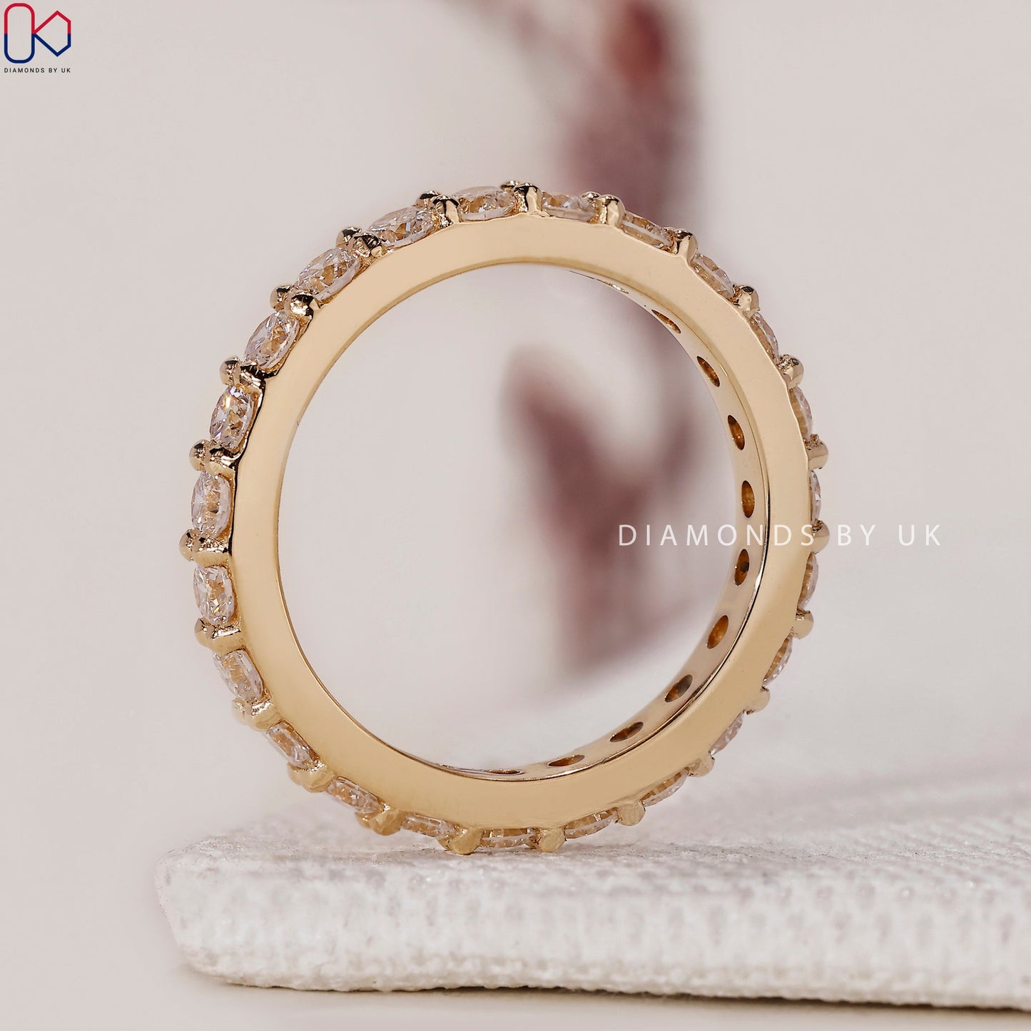 Full Diamond Eternity Band - Round Diamond