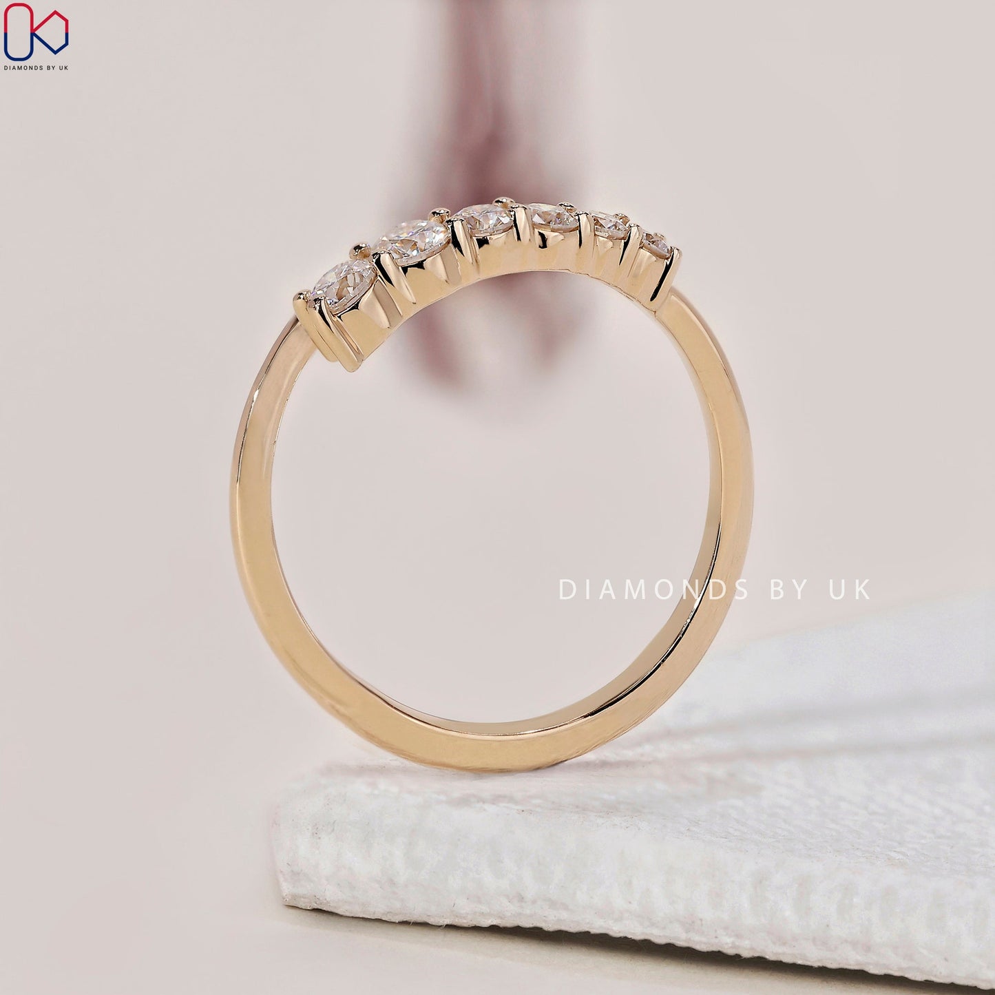 Yellow Gold Wedding Band – Open Gap