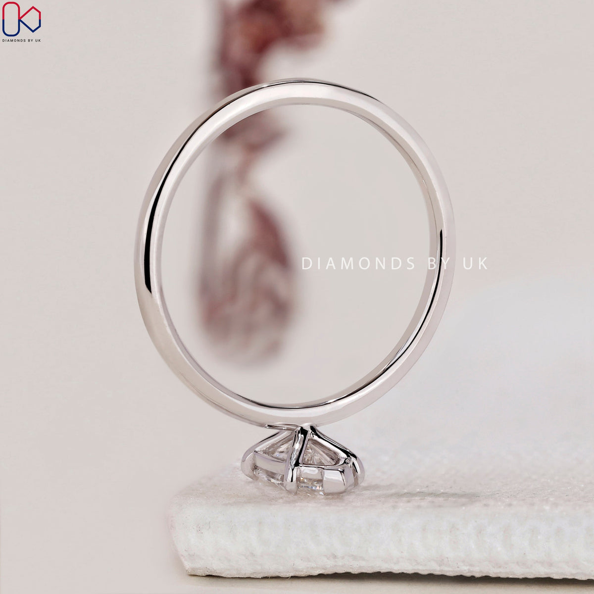 Marquise Diamond Ring - Solitaire Setting