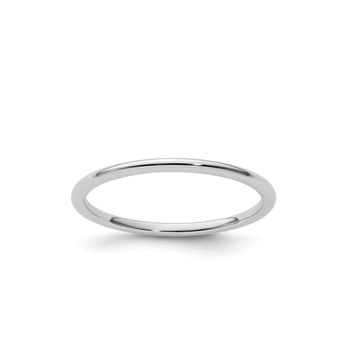 The Half Round Stacking Ring | Polished | 1.2mm