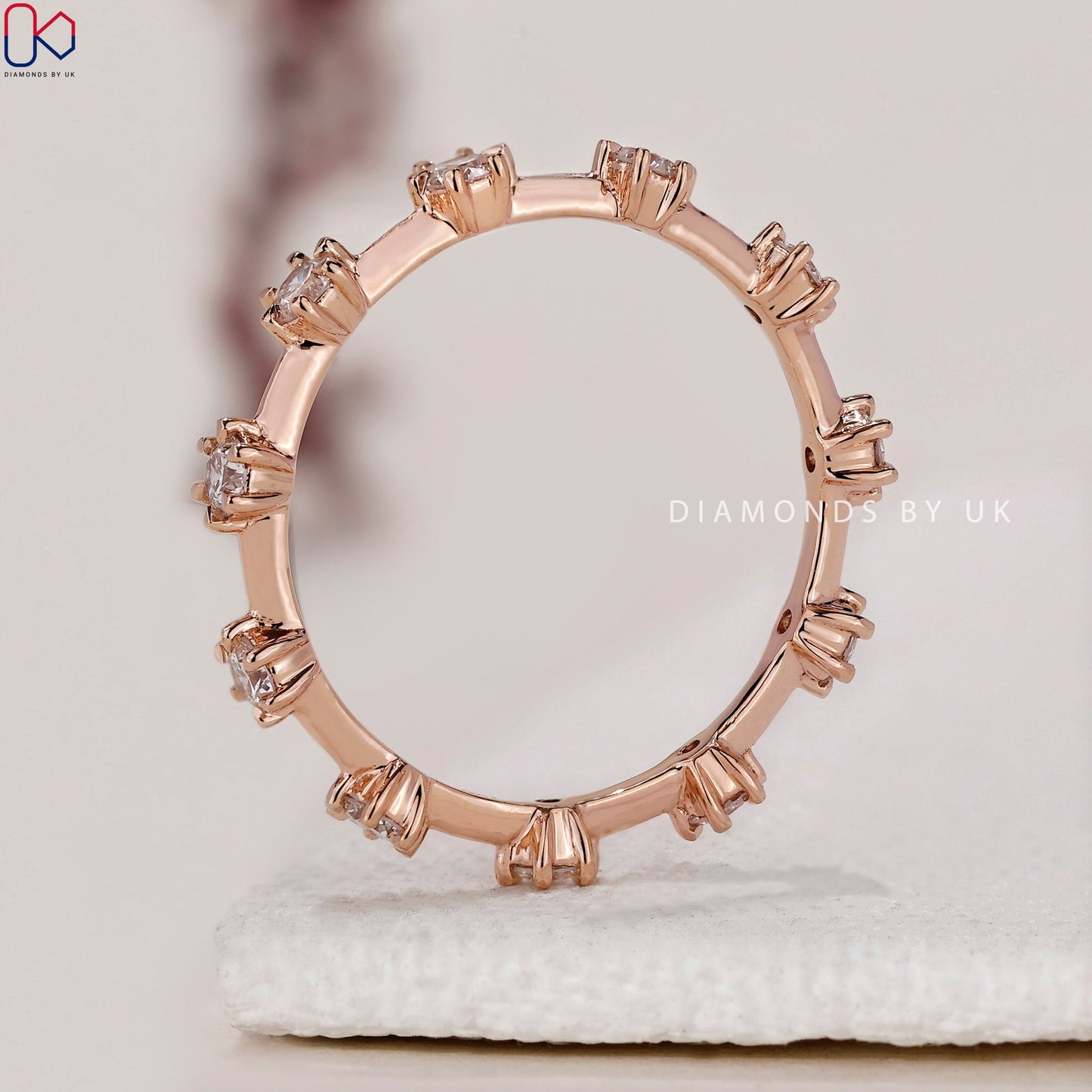 Round Eternity Diamond Band