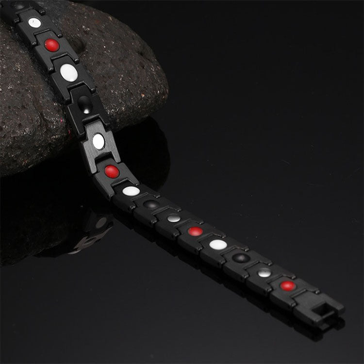 Mani Mantra Germanium Titanium Bracelet