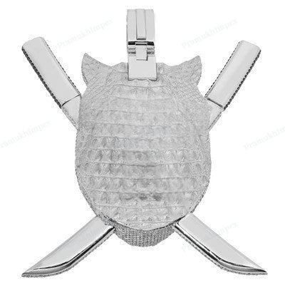 Moissanite Colorless Diamond Ninja Pendant For Rapper