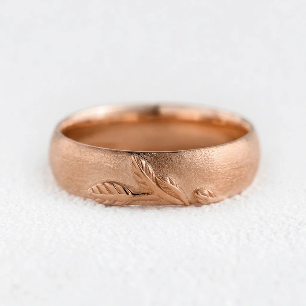 Marcus’s Vein | Artisan Men’s Wedding Band