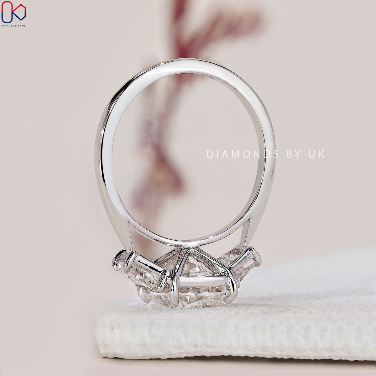 Cushion Old Mine Cut Ring