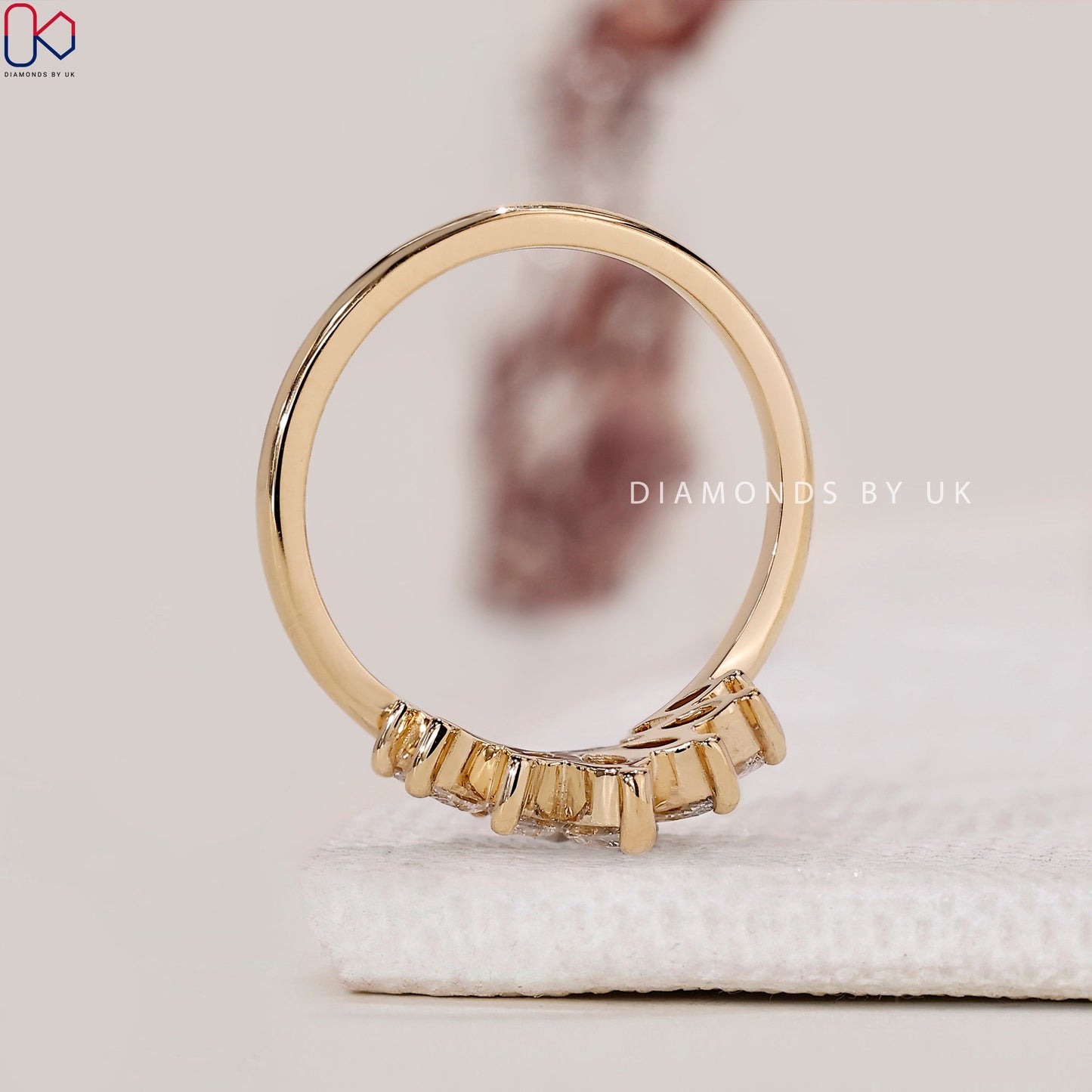 Marquise Cut 7 Stone Diamond Band