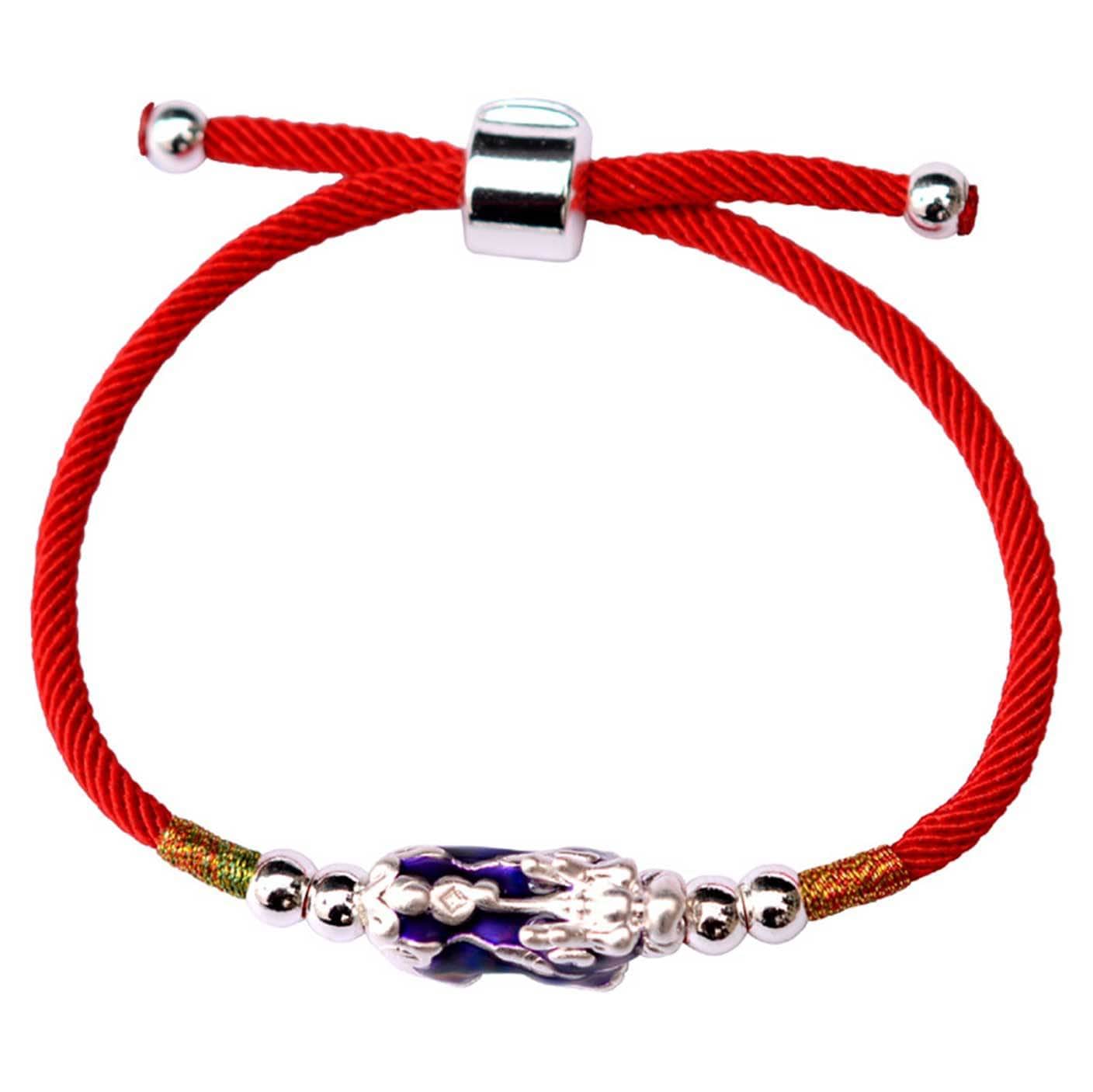 Handwoven Silver Pixiu Bracelet